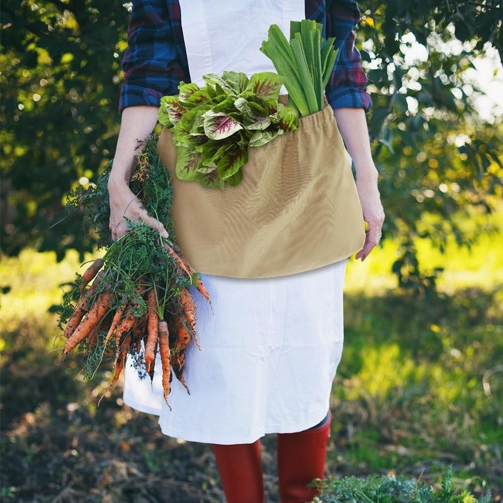 Large Capacity Garden Harvest Apron Adjustable Egg Collecting Pouch Fruit Picking Bags  Farm
