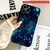 2DFlat Neon Blue Cube Tunnel Flow All Inclusive Film Hard Phone Case, Compatible with iPhone 18 Pro Max 17 16 15 14 13 12 11