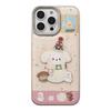 Sweet Girl Puppy Apple 16 Mobile Phone Case 14pro Max Leather Three Dimensional Suitable for IPhone 15 Anti Fall 11 Hard