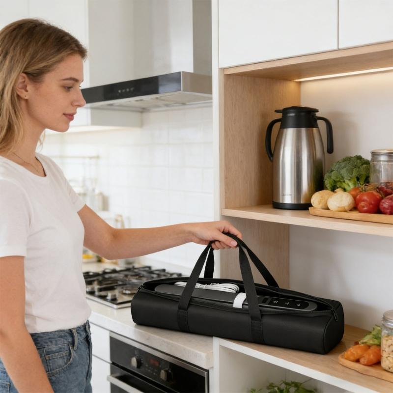 Waterproof Heat-Resistant Insulated Serving Tray Carrying Bag Waterproof Food Warmer Mat Storage Case with Handle