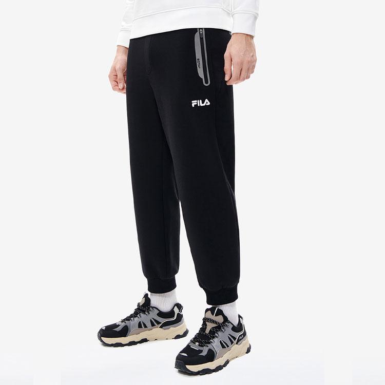 New FILA Casual Pants Men's Jet Black F11M249601F-BK