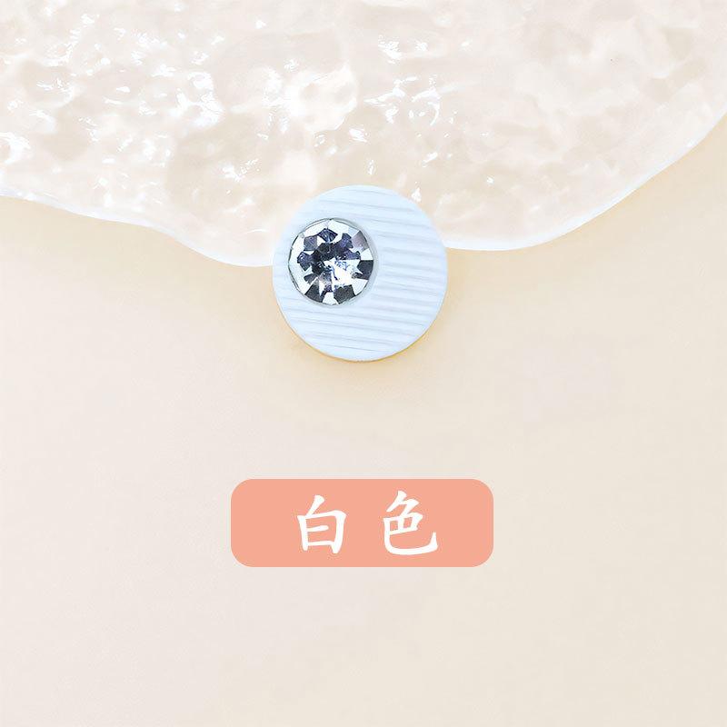 Resin Buttons With Diamonds, Small Buttons, Shirt Buttons, Cufflinks, Chiffon Shirt Buttons, Clothing Accessories.