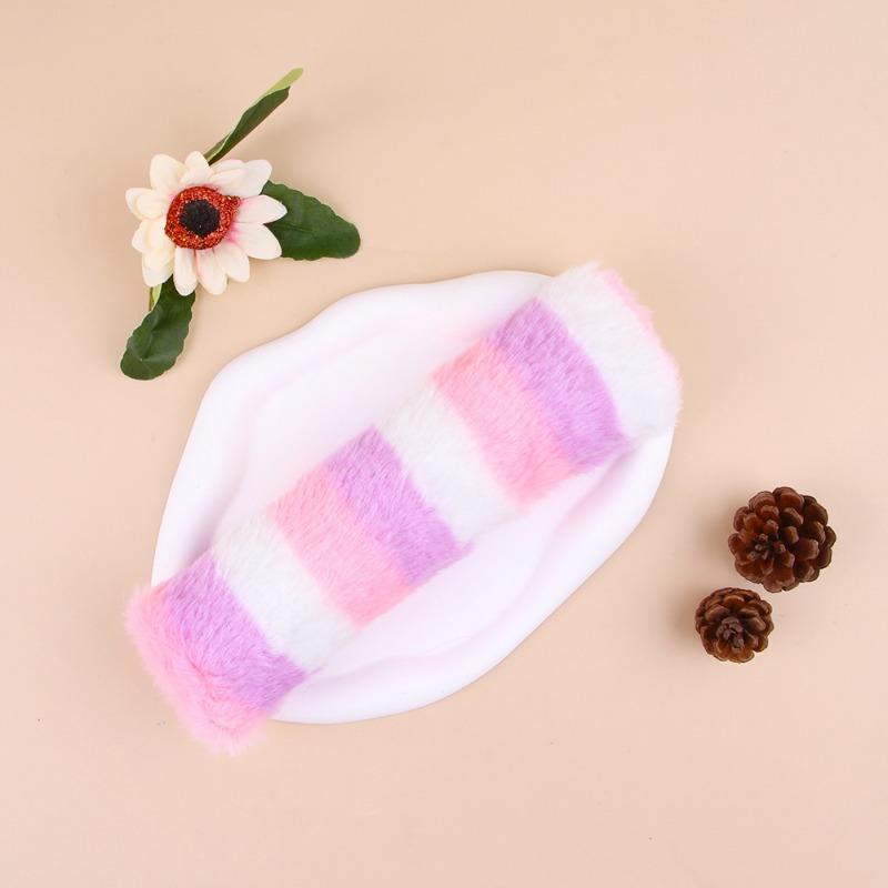 Полосатая Длинноворсовая Подушка-Подушка для Кошки Компаньон Игрушка для Кошки Товары для Животных 1PCS