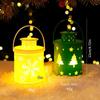 Nordic Christmas LED Lantern Ornaments - Creative Candle Lamp Decorations