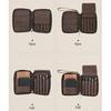5 Slots Pen Case Genuine Leather Pen Bag School Supplies Stationery Case  Travel