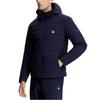 Fila 2023 Basic Warm Fitness Hooded Jacket Lightweight Down Coat Men Jackets Dark-Blue A11M341909F-NV