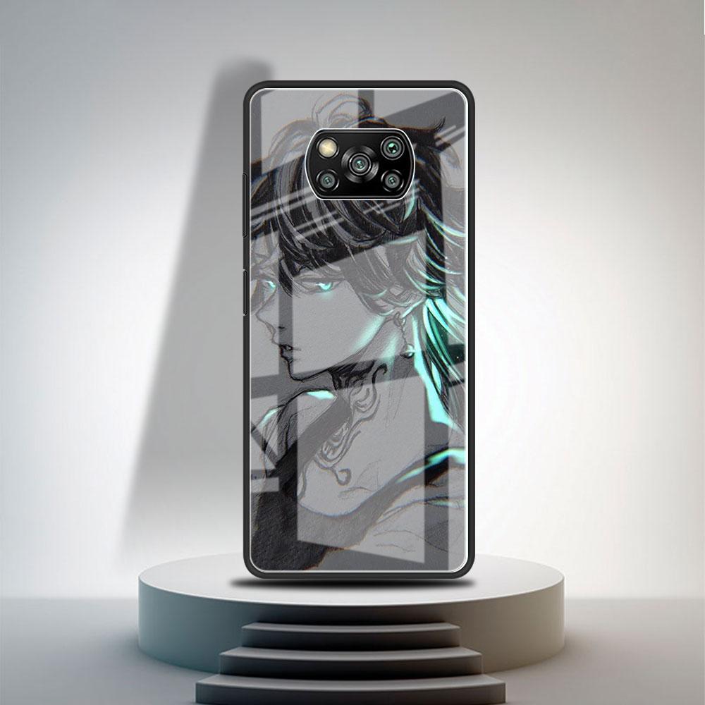 Glass Case For Xiaomi Poco X3 NFC 11 Lite 11T F3 M3 For Redmi Note 11 10 9 8 Pro 10S 9S 9A 9C Phone Cover Tokyo Revengers