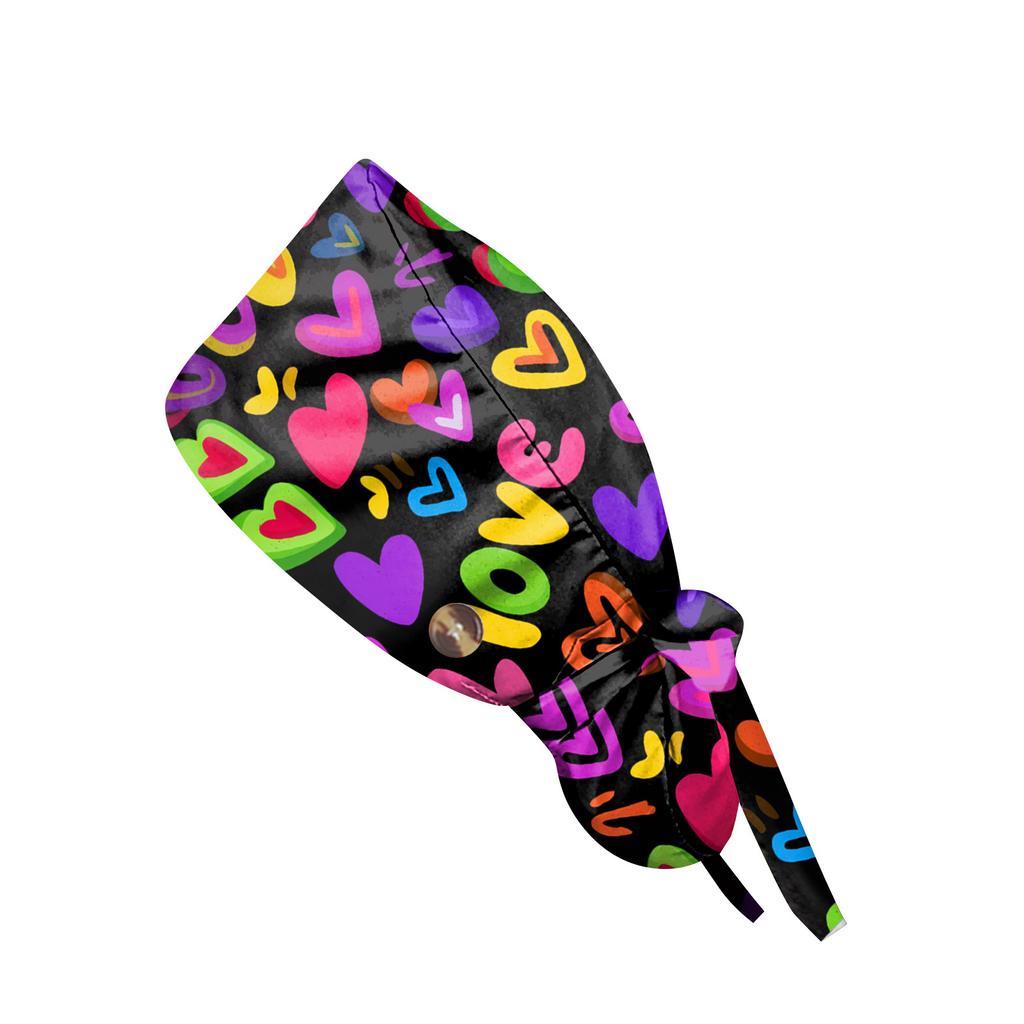 Pracovní čepice s módním potiskem, ležérní dámská čepice do culíku, čepice Wash, čepice Baotou