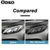 Car Headlight Protective Film Smoked Black Tint Wrap Vinyl Transparent TPU Sticker For Mercedes Benz C Class W205 C63  S205
