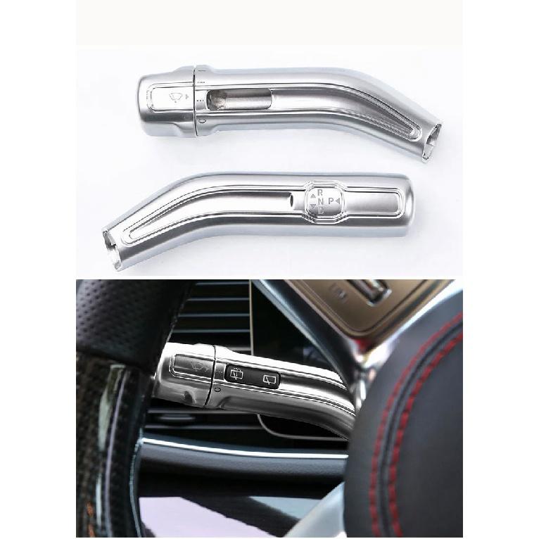 Autoaufkleber für Mercedes Benz AB CLA GLB GLA Klasse W177 W247 C118 X247 H247 Schalthebel Wischerstangenabdeckung Zierrahmen