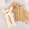 Lovely Bear Plush Pencil Bag Large Capacity Pencil Case School Supplies Stationery Storage Bags Cute Travel Cosmetic Bag