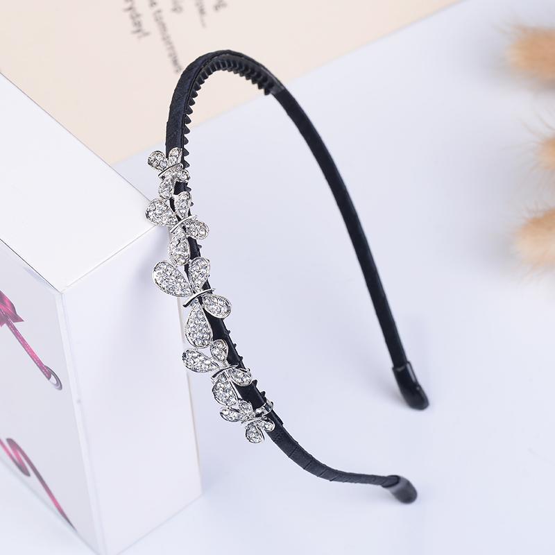 EASYA Neue Einfache Handgemachte Schmetterling Schleife Stirnbänder Frauen Mädchen Mode Strass Kristall Blume Haarschmuck Schmuck