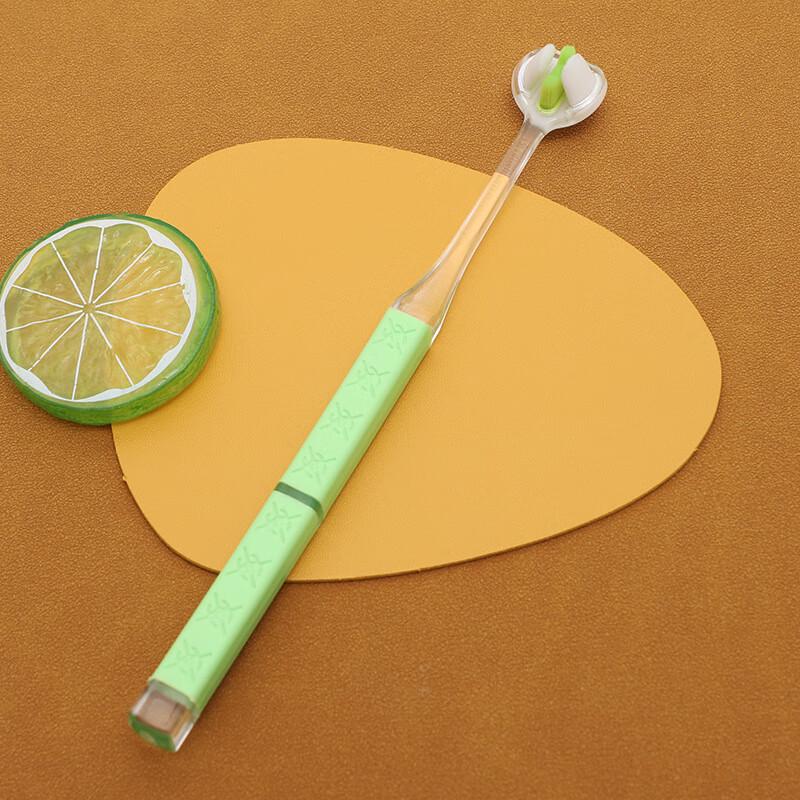 Sajie Adult Soft Bristle 3-Sided Toothbrush 2-Pack