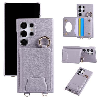 Crossbody Wallet with Card Holder Case for Samsung Galaxy S24 S23 FE S25 Ultra S22 Plus A15 A25 A35 A55 A05 A05S Leather Cover