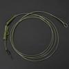 45LB Fishing Accessories Durable Leading Line Fluorocarbon Wire with Swivels 1pc