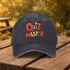 QuizMaster Printed Baseball Cap Unisex Fashion Duckbill Cap Suitable for Outdoor Sports Fitness Travel and Outings Multipl