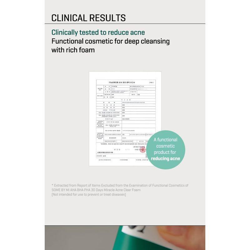 SOME BY MI - AHA,BHA,PHA 30 Days Miracle Acne Clear Foam