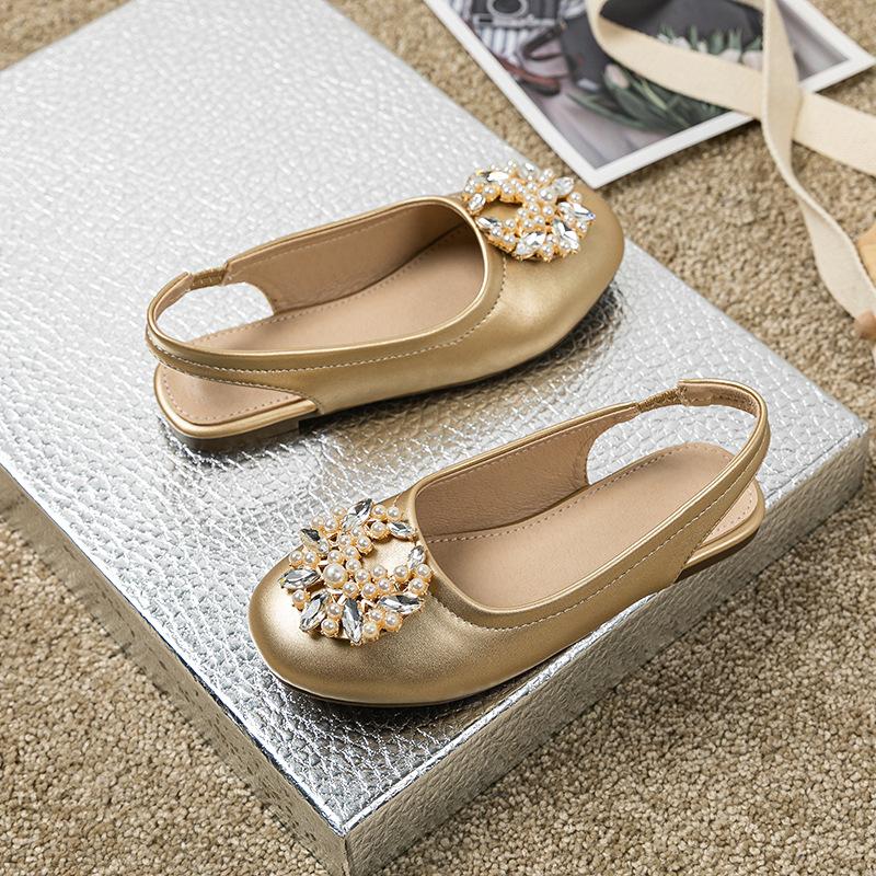 

Newest Children Fashion Soft Bottom Performance Girls Princess Dance Shoes Baby Student Rhinestones Kids Shoes A 25