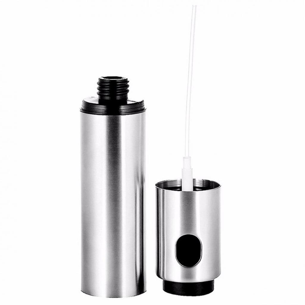 Edelstahl-Sprühgerät für Speiseöl, Olivenpumpen-Sprüher, Topf-Sprühpumpe, feiner Nebel für Küchenutensilien