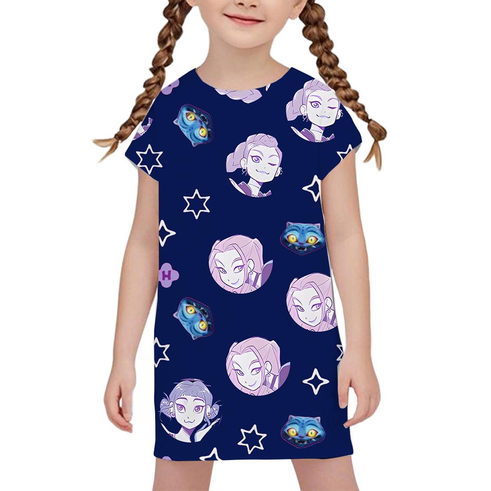 Girls Witch Group Same Style Pajamas Dress Children's Clothing