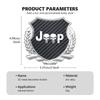 For Jeep Car Wheat Badge Sticker Window Metal Decoration Stickers Auto Accessories Cherokee Wrangler JK Gladiator Compass