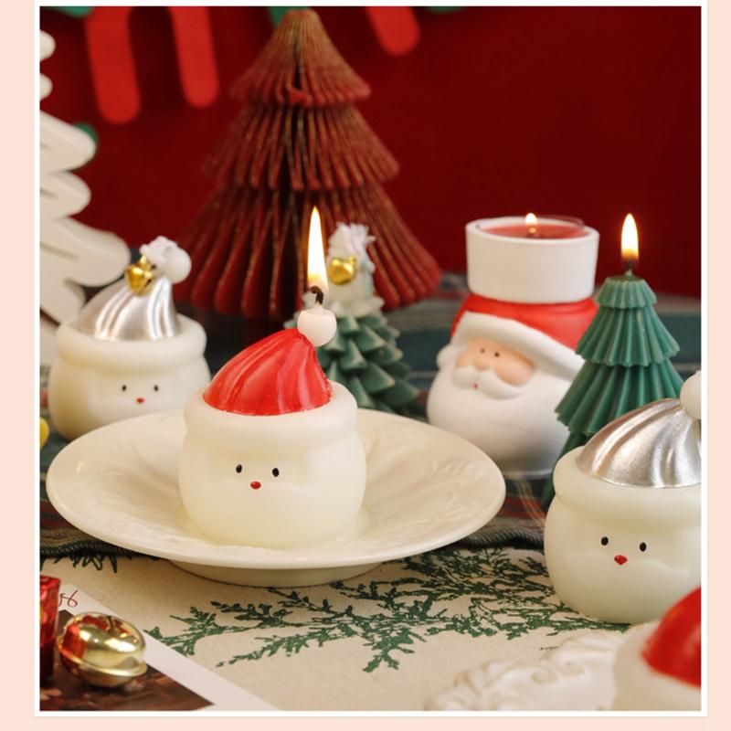 معطر جو للغرفة برائحة الزهور الخضراء اللطيفة، ديكور للحفلات، سانتا كلوز، جو عيد الميلاد، 6x6x7 سم