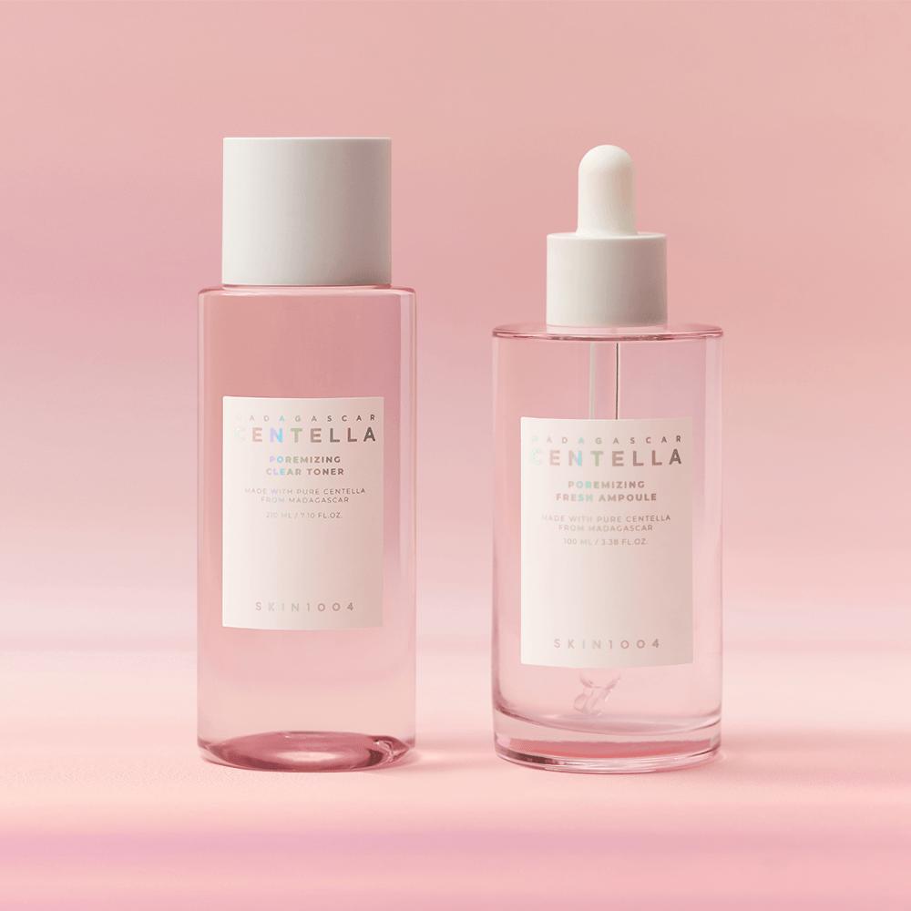 SKIN1004 2 Madagascar Centella Poremizing Toner 210ml + Ampoule 100ml 210ml Single 6178356434-01