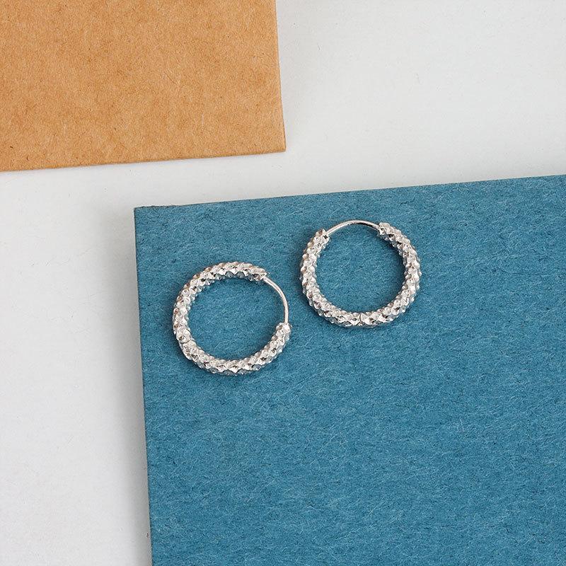 Women New Style Fashionable Copper Gold Plated Earrings Classic Retro Shiny Geometric U-shaped Earrings Jewelry for Women Gifts