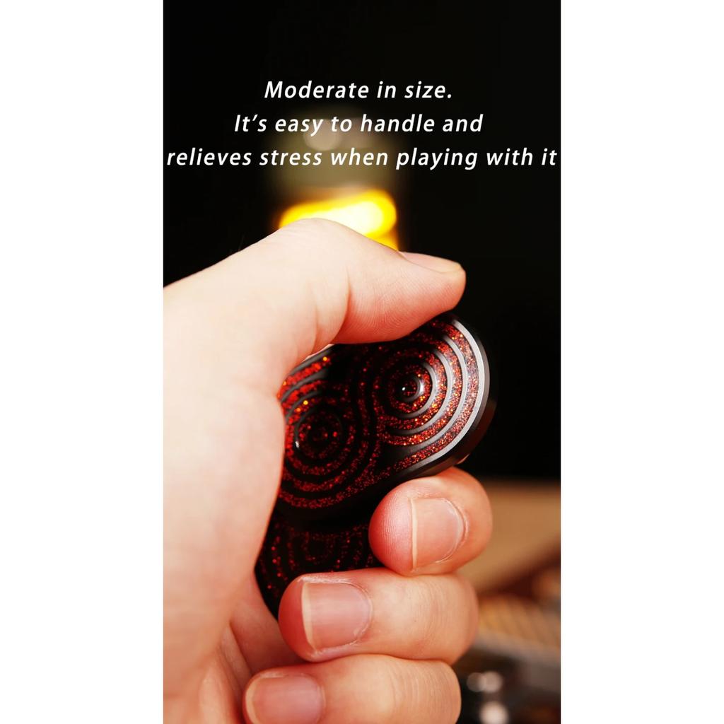 EDC Push-Slide-Typ Metall Stressabbau Spielzeug, Ergänzende Werkzeuge für Hyperaktivitätsstörung, Erwachsene Stressabbau Spielzeug