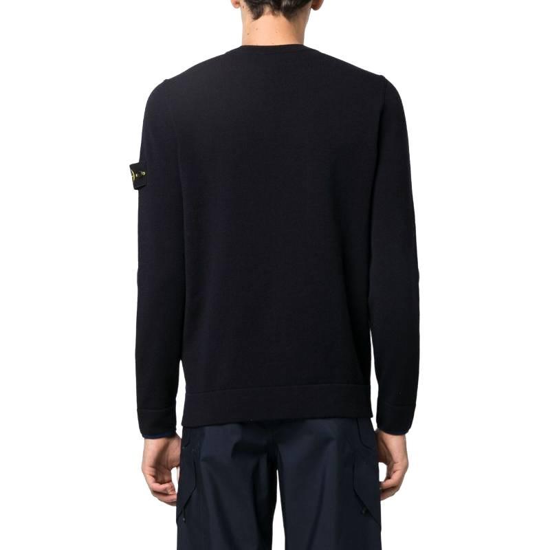STONE ISLAND Wool Knit 'Black' Men's 7915526A1-V0020