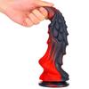 Black Unicorn Mixed Color Liquid Silicone Big Penis Simulation Posterior Anal Plug Fake Penis Adult Products
