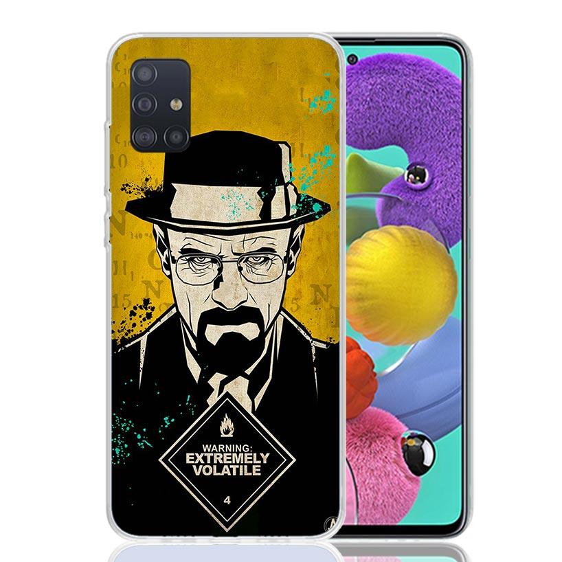 

Breaking Bad WalterWhite Phone Case for Samsung Galaxy A52 A51 A50S A12 A22 A32 A72 A10S A30S A31 A71 Note 20 Ultra 10 Plus S10 Samsung A50