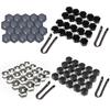 20pcs Car Wheel Tire Nut Caps Anti-Rust Protection Cover 21mm Car Hub Nut Decoration Cap Accessories For Tesla Model 3 Y X S