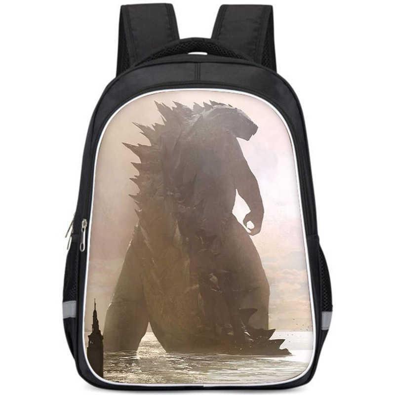 Large Capacity Lightweight 3d Godzilla Backpack For Kids Perfect For School