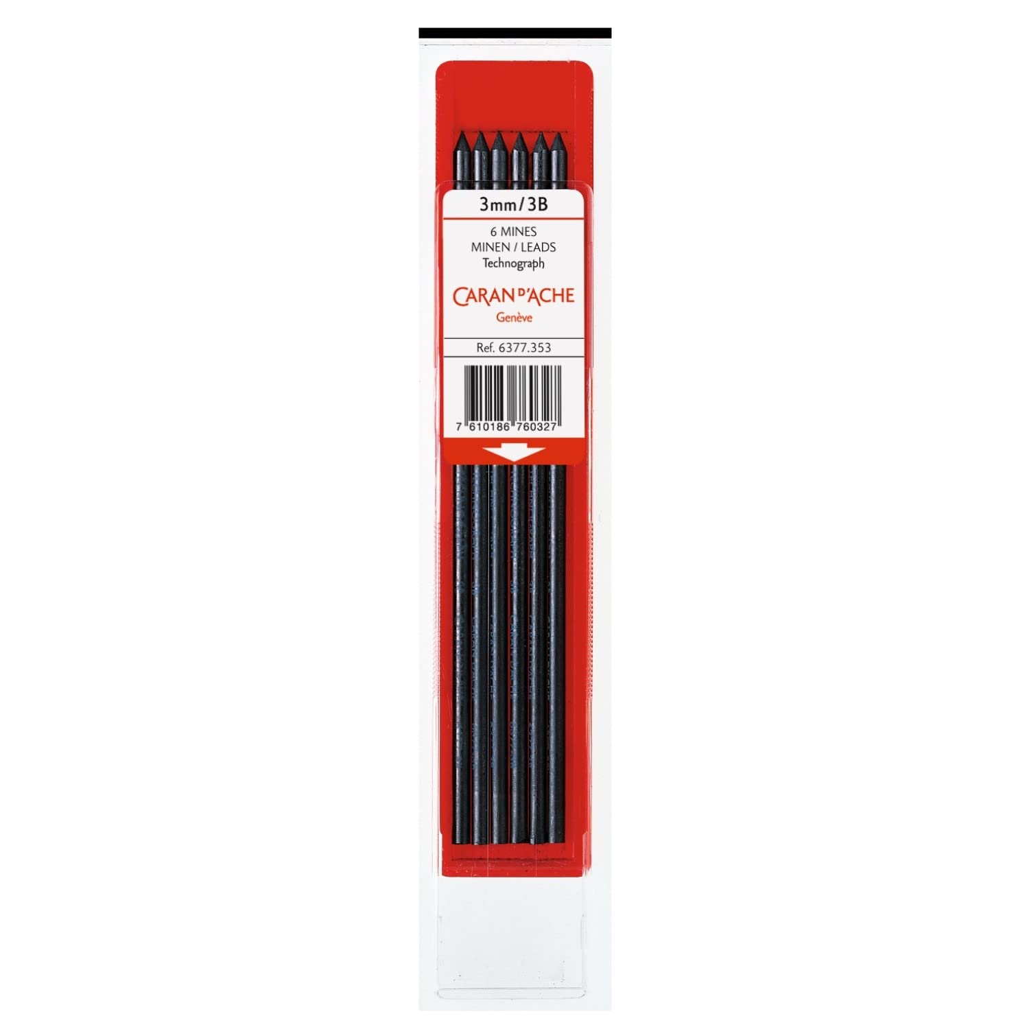 

Стержень для ручки Caran Fix Pen 2 мм HB японский d Ache 6077-250 [оригинальный продукт]