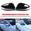 For Mercedes-Benz E GLC S C Class W205 W213 X253 W222 W238 LHD Car Rearview Side Mirror Cover Wing Cap Exterior Rear View Trim