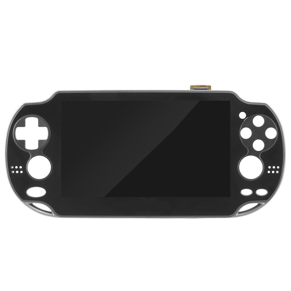 Pro PS Vita 1000 LCD výměna digitalizační obrazovky kompletní sestava s rámečkem šroubovák černý pro