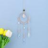 Simple Stylish Indoor Decor: Raw Stone Sun Catcher Wind Chime Pendant T109