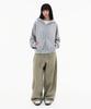 Filluminate Damaged Semi-Crop Zip-Up Hoodie - 3 Colors