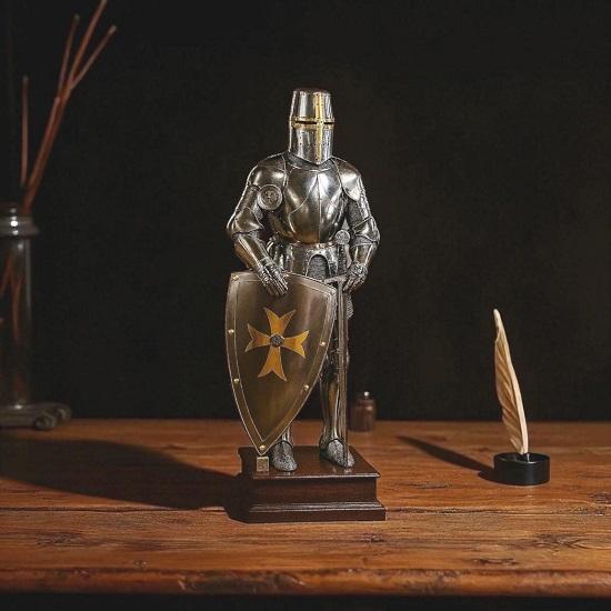 

Средневековые доспехи рыцаря-тамплиера, полный костюм, цельная сталь, премиум-качество, доспехи для Хэллоуина, доспехи для ЛАРП, косплея, боди-костюм