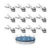 10Pcs Swimming Pool Cover Clip with Plastic Handles Heavy Duty Windproof Spring Clip for Outdoor Use Enduring