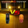 2Pcs BA15S P21W LED No Hyper Flash Amber Yellow T20 W21W 7440 WY21W 1156 BAU15S PY21W LED Bulbs Car Turn Signal Light 12V-24V