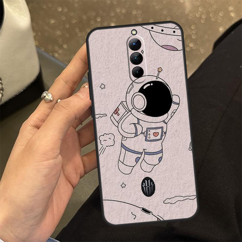 Cute galaxy Astronaut Case For ZTE Nubia Red Magic 10 Air 6S 7S 7 Pro RedMagic 11 8 9 10 8S 9S 10S Pro Plus Cover