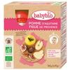 Babybio - Gourde Pomme Figue - Bio - 4x90g - Dès 6 Mois