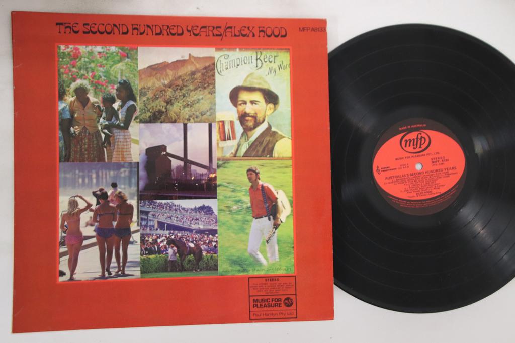 LP Record ALEX HOOD - Second Hundred Years MFPA8133 MUSIC FOR PLEAS 1970 Australia Country Used
