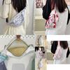 Fashionable Gray Red Blue Pink Ink-wash Chest Bag Ideal For Sports And Cycling