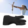 Archery Gloves Professional Lightweight   3 Finger Archery Finger Tab Gloves for Shooting Hunting Targeting