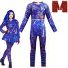 Descendants 3 Evie Cosplay Costume For Kids With Elegant Blue Full Body Jumpsuit And Back Zipper