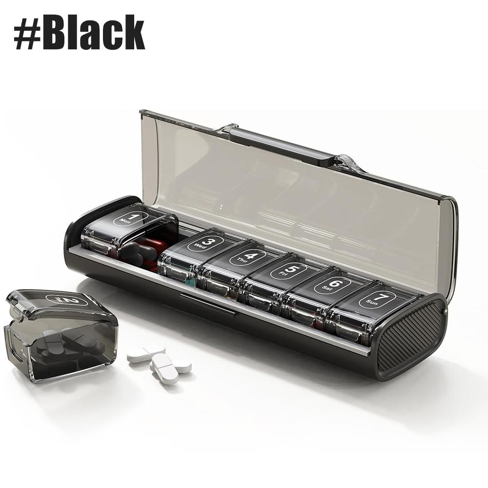 

Органайзер для таблеток Большой Недельный Органайзер для Таблеток Коробка Органайзеры для Лекарств Дорожный, 7-дневная Таблетница Для Больших Витаминных Добавок Рыбий Жир