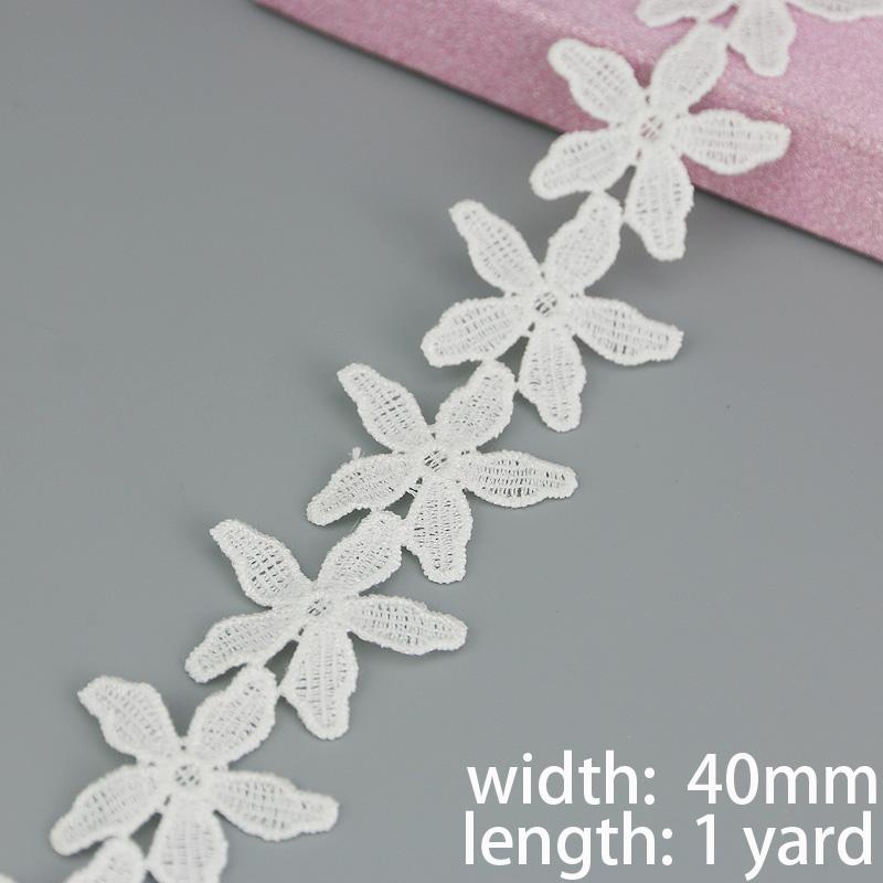 

(1 yard) cotton trim lace fabric Webbing Decoration Love gift ribbons crafts